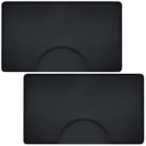 2-Pack 1/2" Thick 3x5 ft. Anti-Fatigue Mats for Salon & Barber Chair