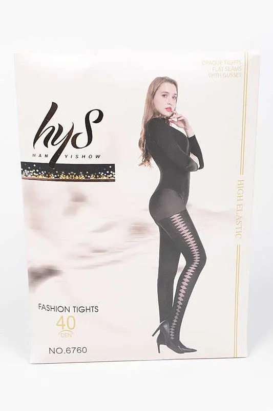 2 Tone Designed Premium Tights