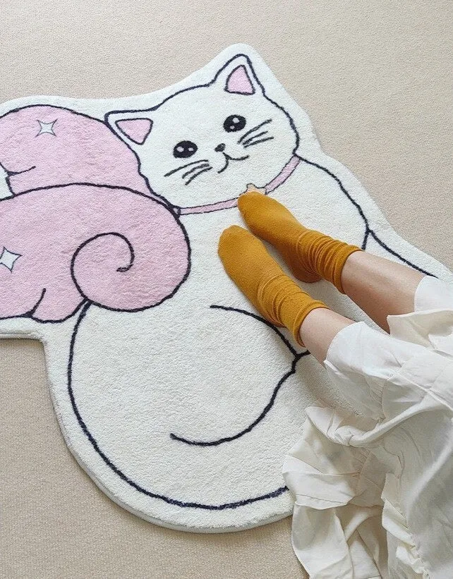 Angel Cat Floor Mat