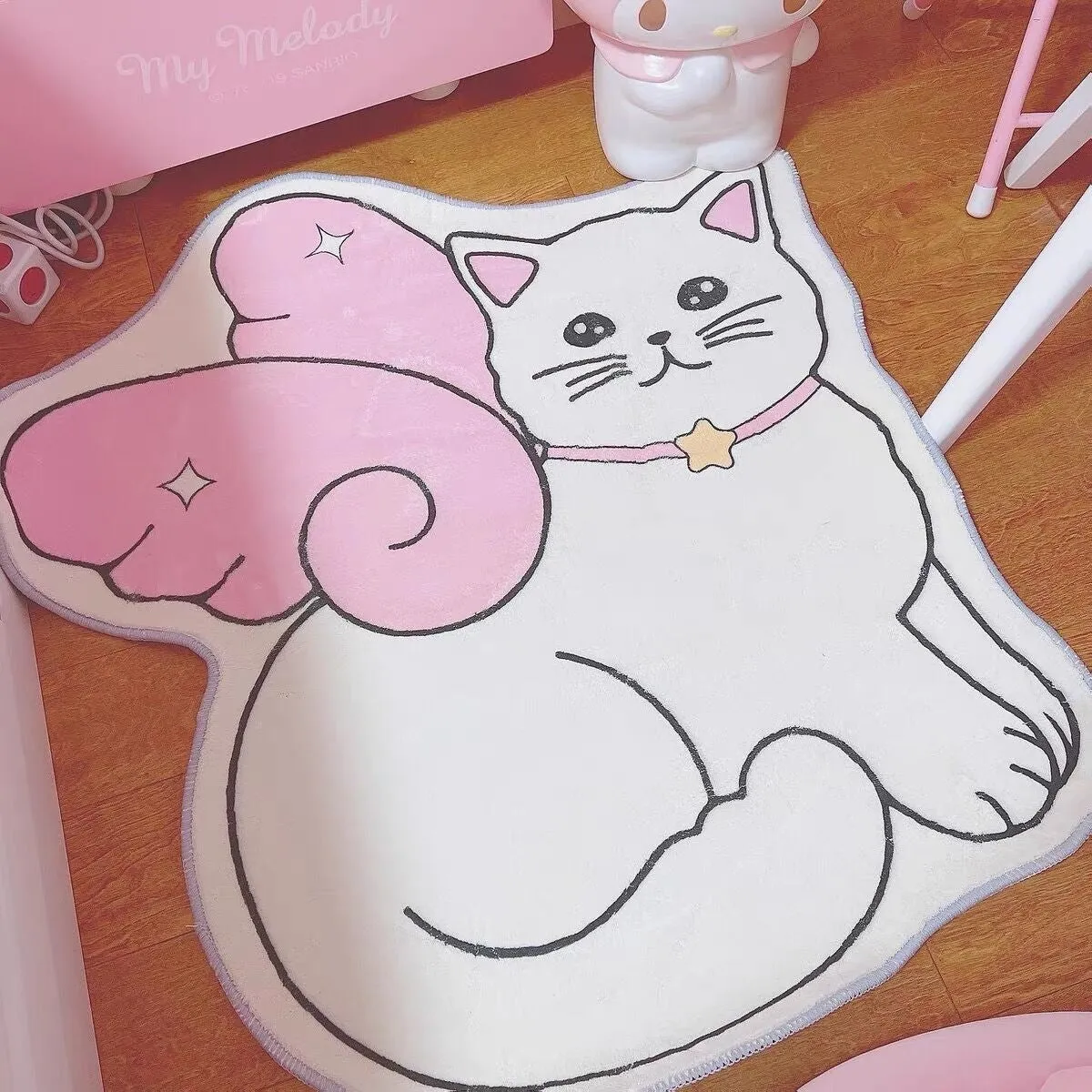 Angel Cat Floor Mat