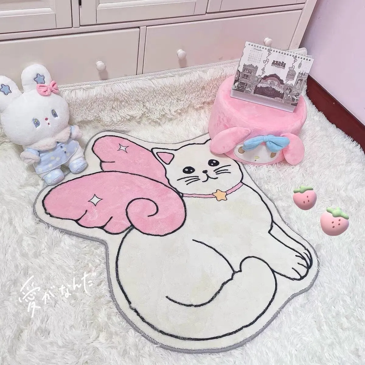 Angel Cat Floor Mat