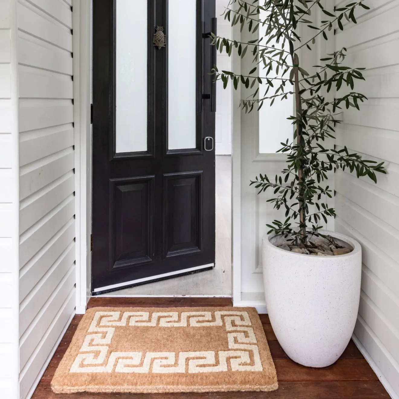 Athens Two Toned Thick Long Coir Doormat