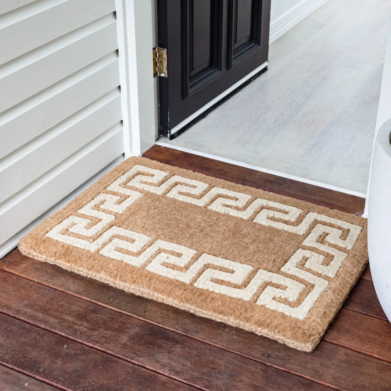 Athens Two Toned Thick Long Coir Doormat