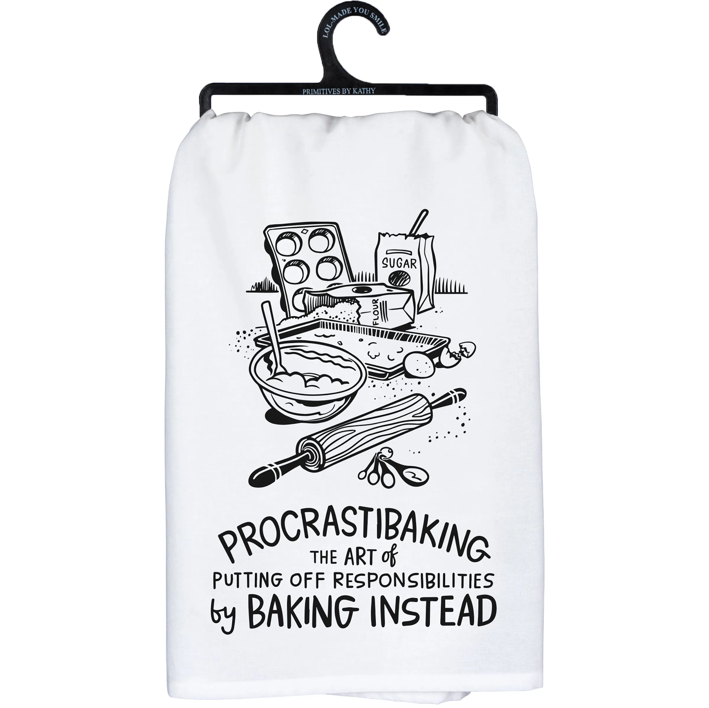 Baking Instead Kitchen Towel