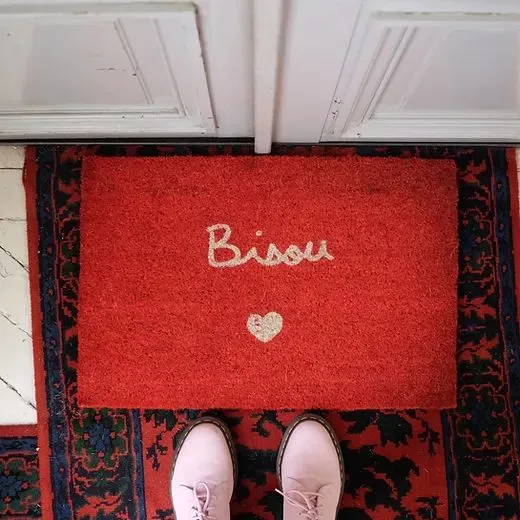 Bisou doormat - Mathilde Cabanas