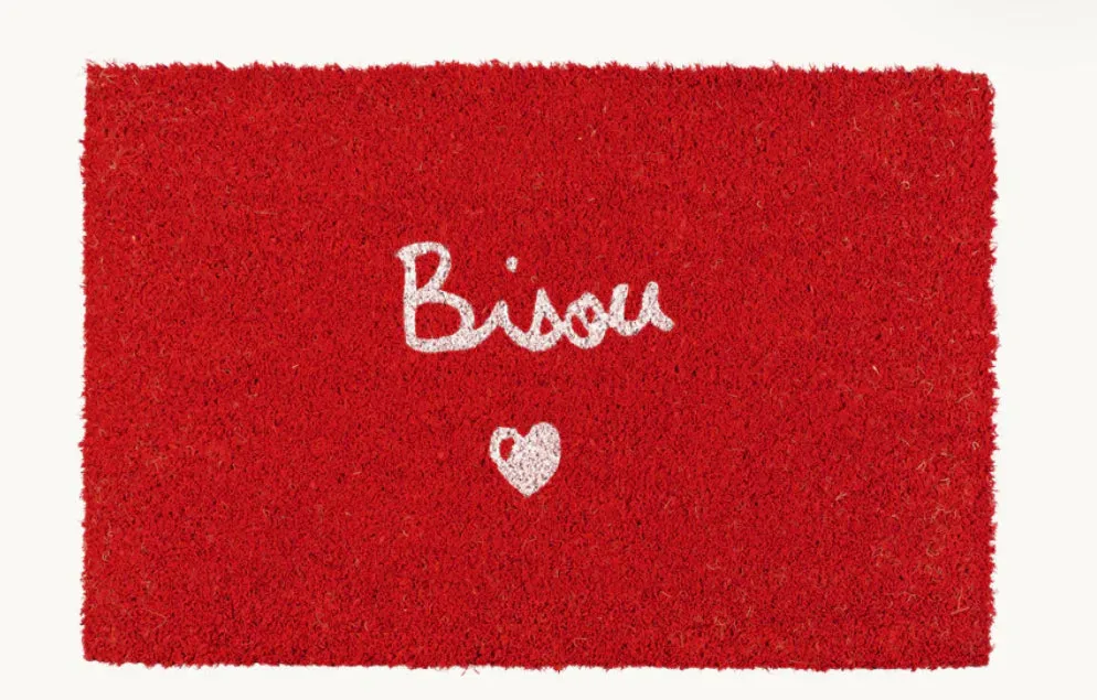 Bisou doormat - Mathilde Cabanas