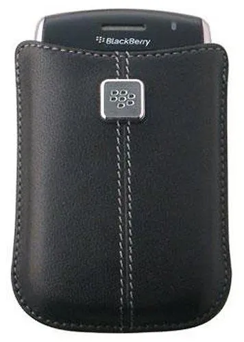 BlackBerry 9700/8900 Leather Pocket - Black (NEW)