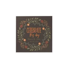 Celebrate This Day Personalized Magnet: Wreath