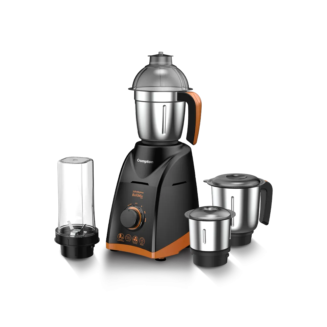 Crompton Boltmix Pro 750W, Mixer Grinder,4 Jars With Smoothie Jar