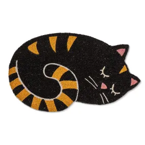 Curled Up Cat Doormat - 18" x 30"