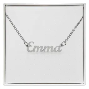 Custom Name Necklace (no message card)