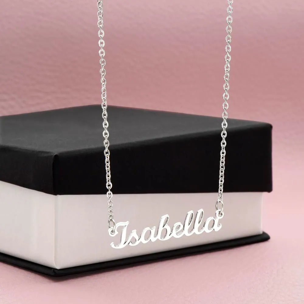 Custom Name Necklace (no message card)