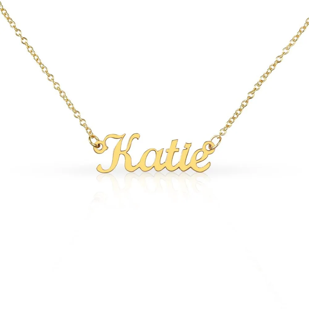 Custom Name Necklace (no message card)