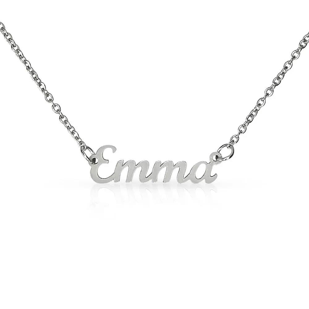 Custom Name Necklace (no message card)