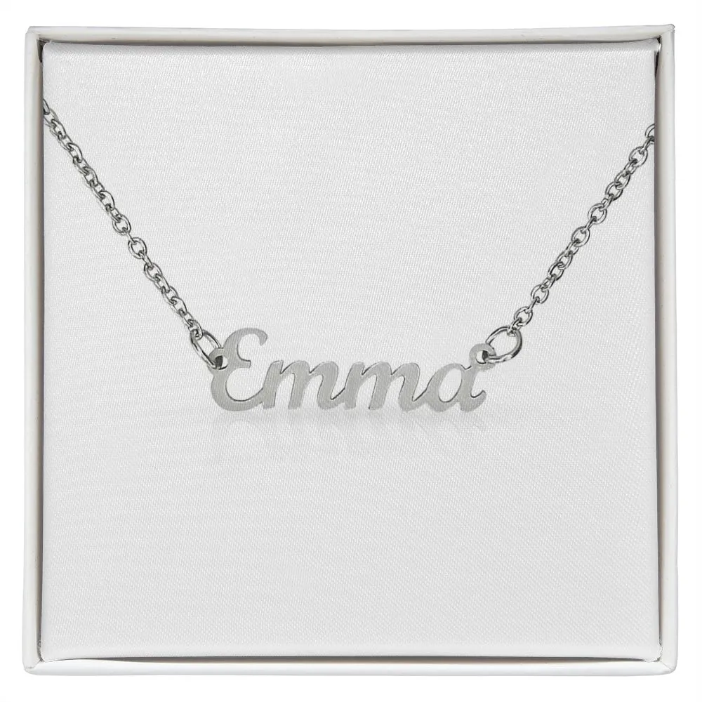 Custom Name Necklace (no message card)