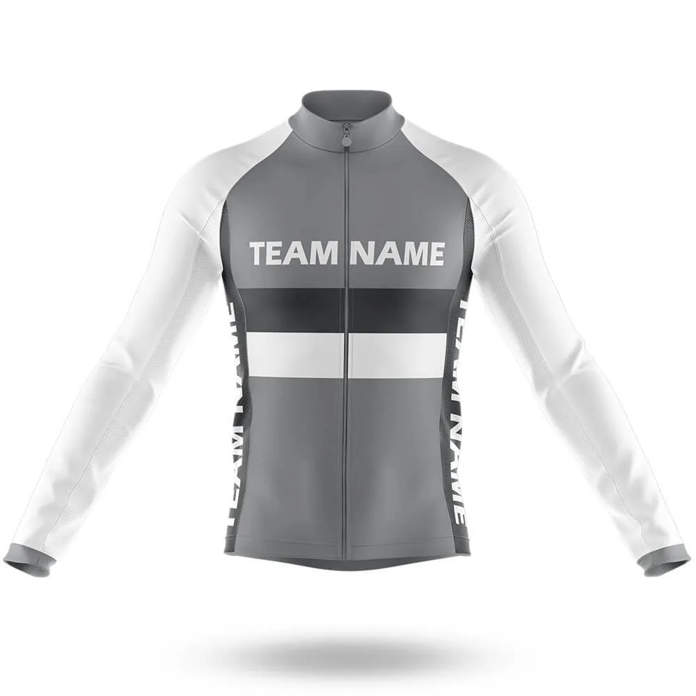 Custom Team Name M2 Grey - Men's Cycling Kit