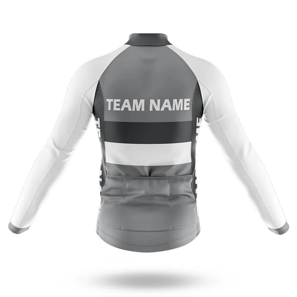 Custom Team Name M2 Grey - Men's Cycling Kit