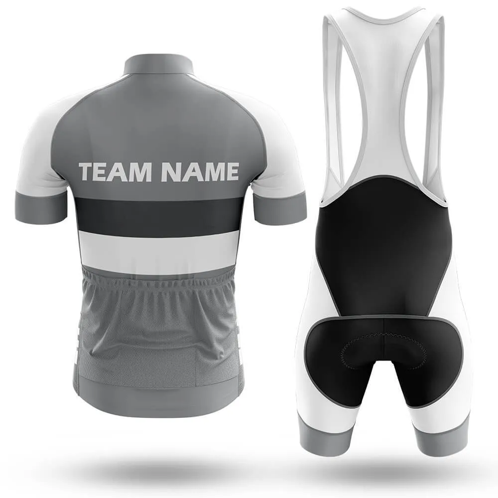 Custom Team Name M2 Grey - Men's Cycling Kit