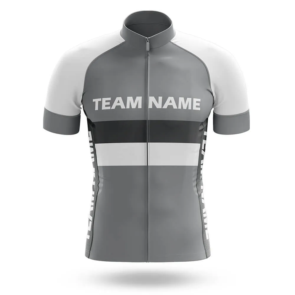 Custom Team Name M2 Grey - Men's Cycling Kit