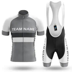 Custom Team Name M2 Grey - Men's Cycling Kit