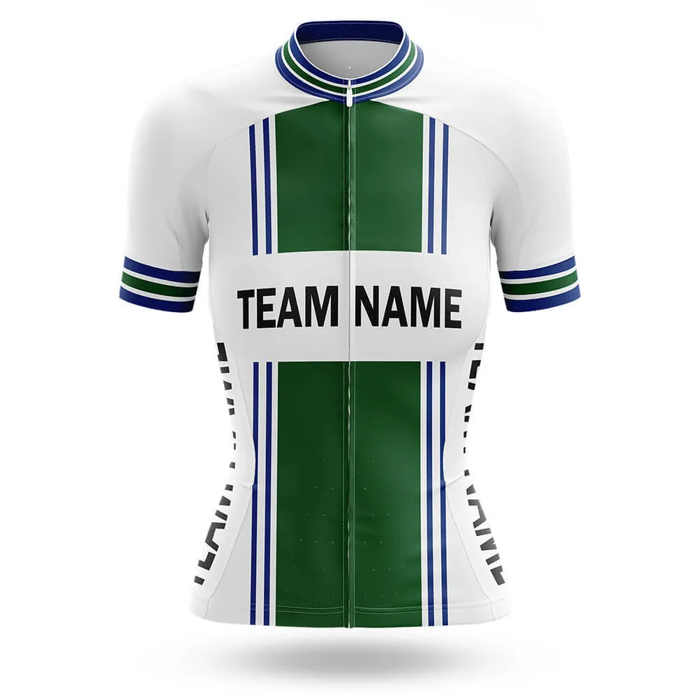 Custom Team Name M4 Green - Women's Cycling Kit