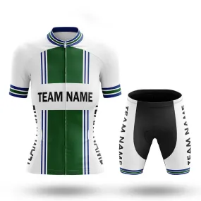 Custom Team Name M4 Green - Women's Cycling Kit