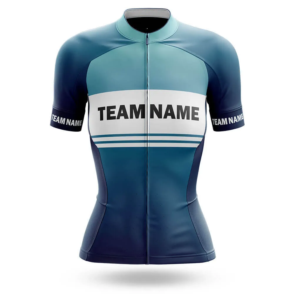 Custom Team Name S2 Blue - Women's Cycling Kit