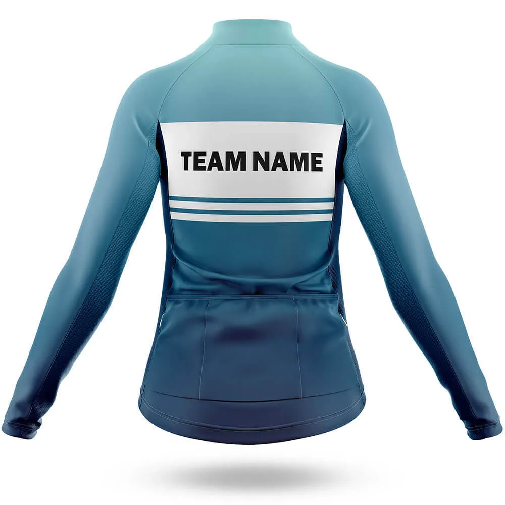 Custom Team Name S2 Blue - Women's Cycling Kit