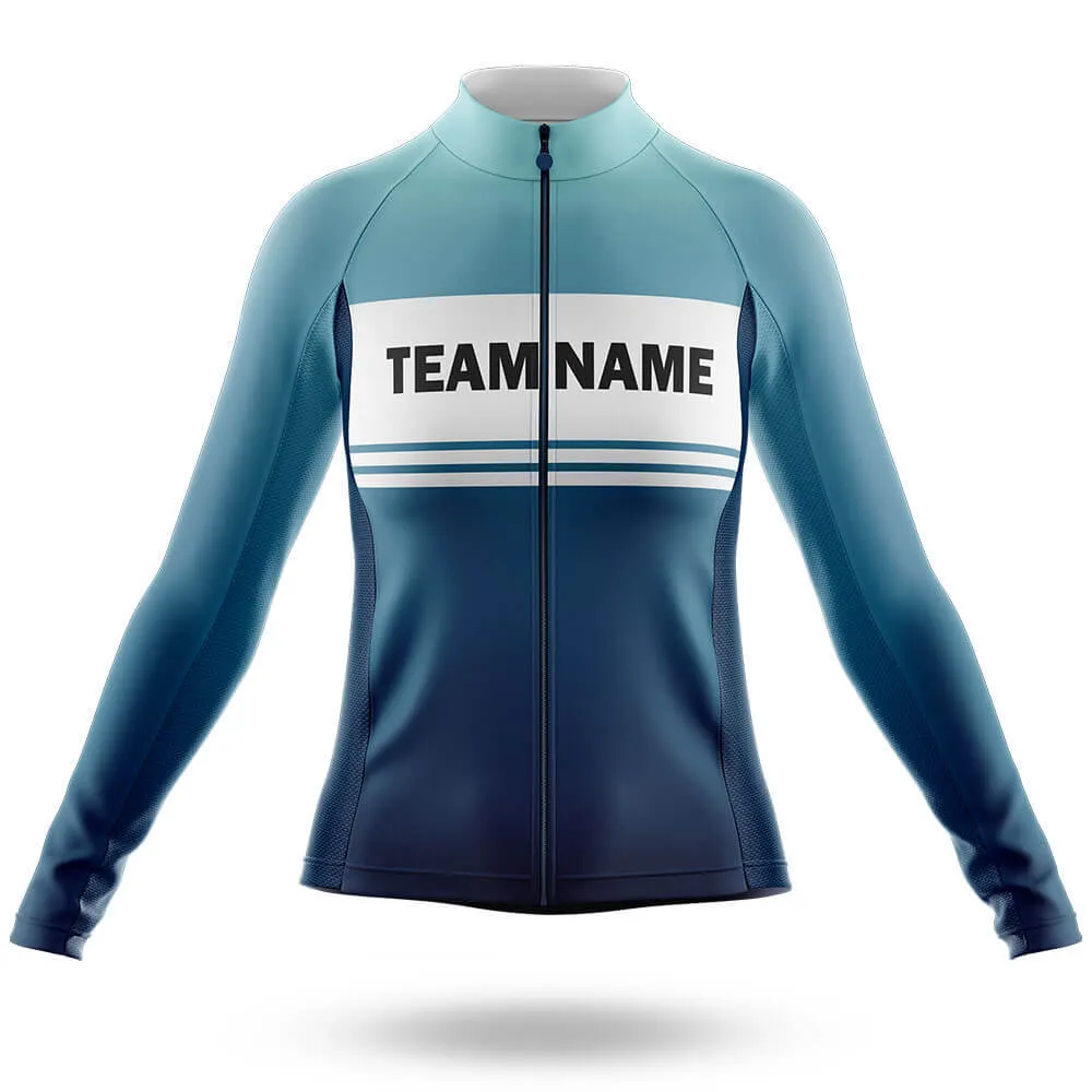 Custom Team Name S2 Blue - Women's Cycling Kit