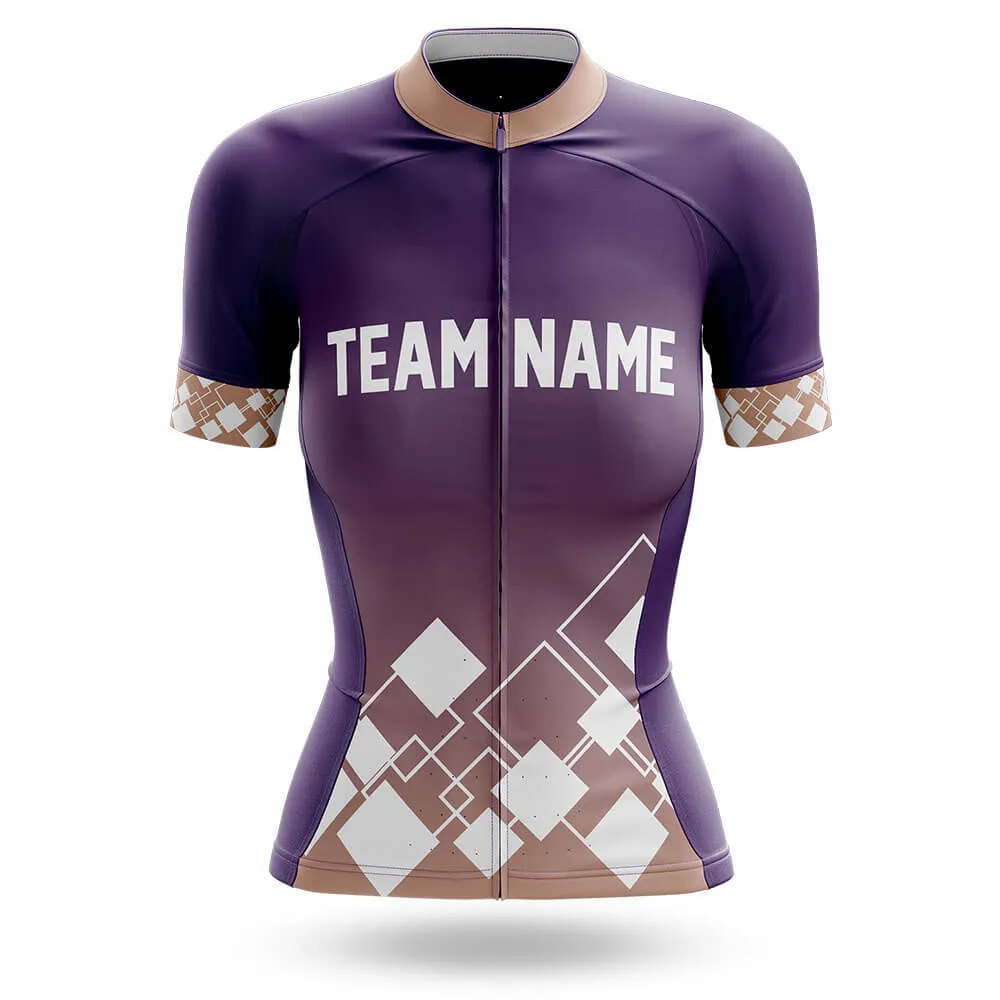 Custom Team Name V19 Violet - Women's Cycling Kit