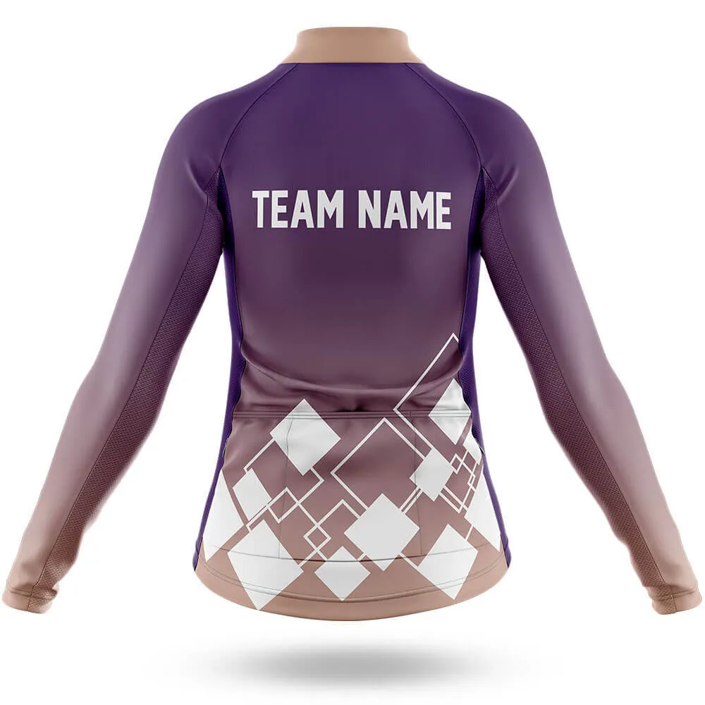 Custom Team Name V19 Violet - Women's Cycling Kit