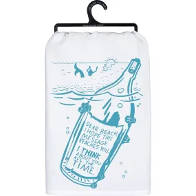 Dear Beach Kitchen Towel