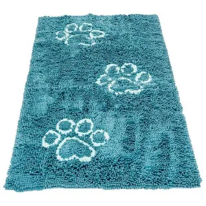 Dog Gone Smart Dirty Dog Doormat Runner Turquoise