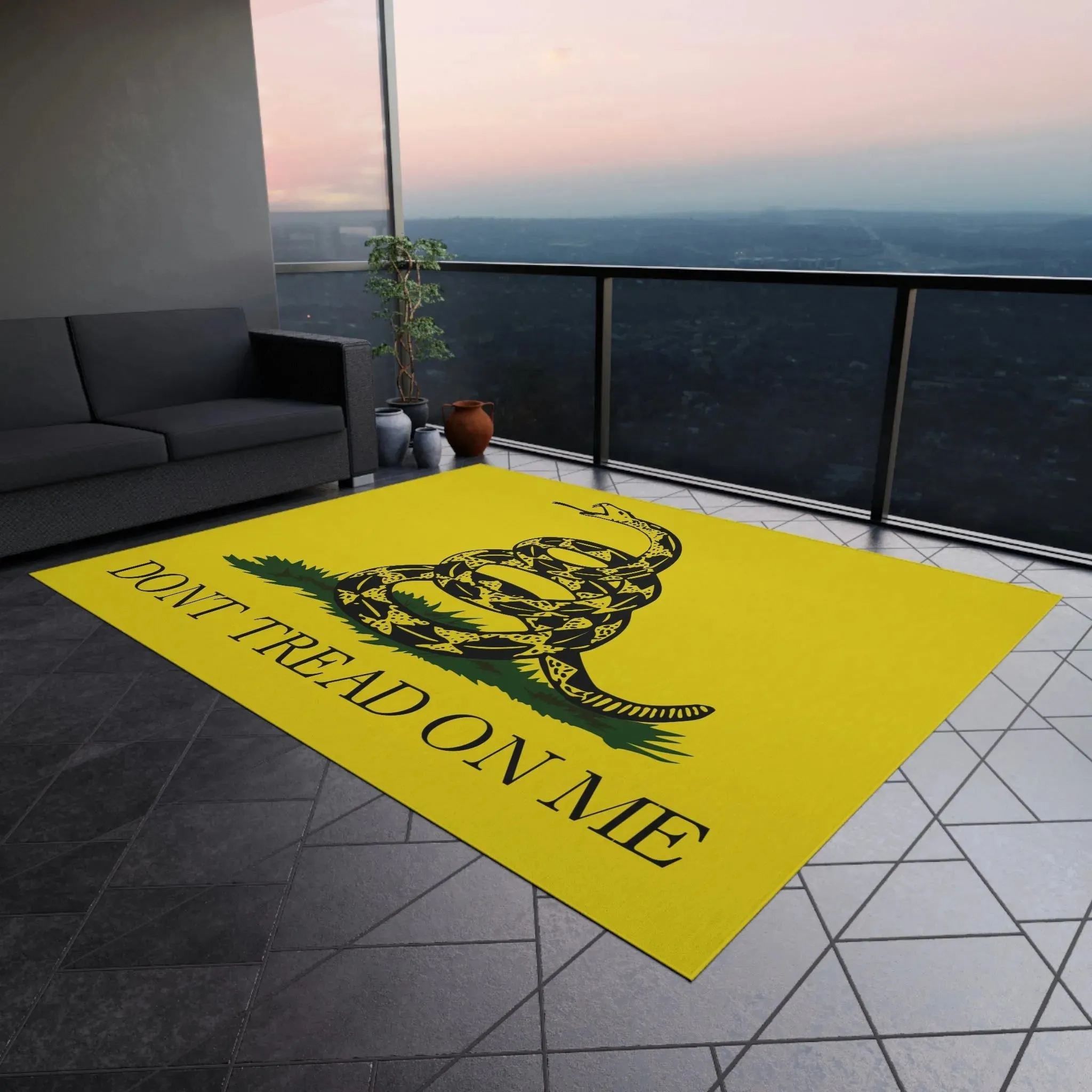 Don't Tread on Me Outdoor Mat