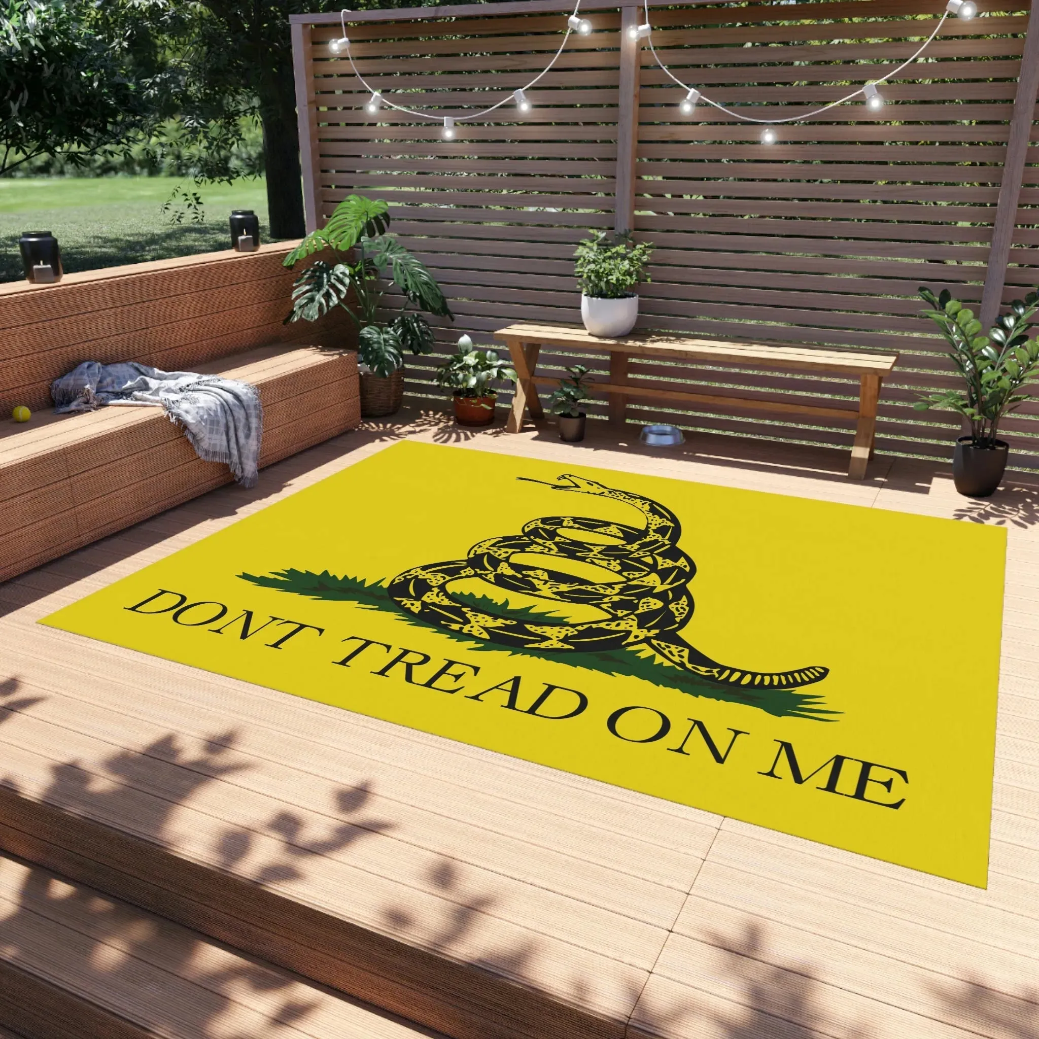 Don't Tread on Me Outdoor Mat