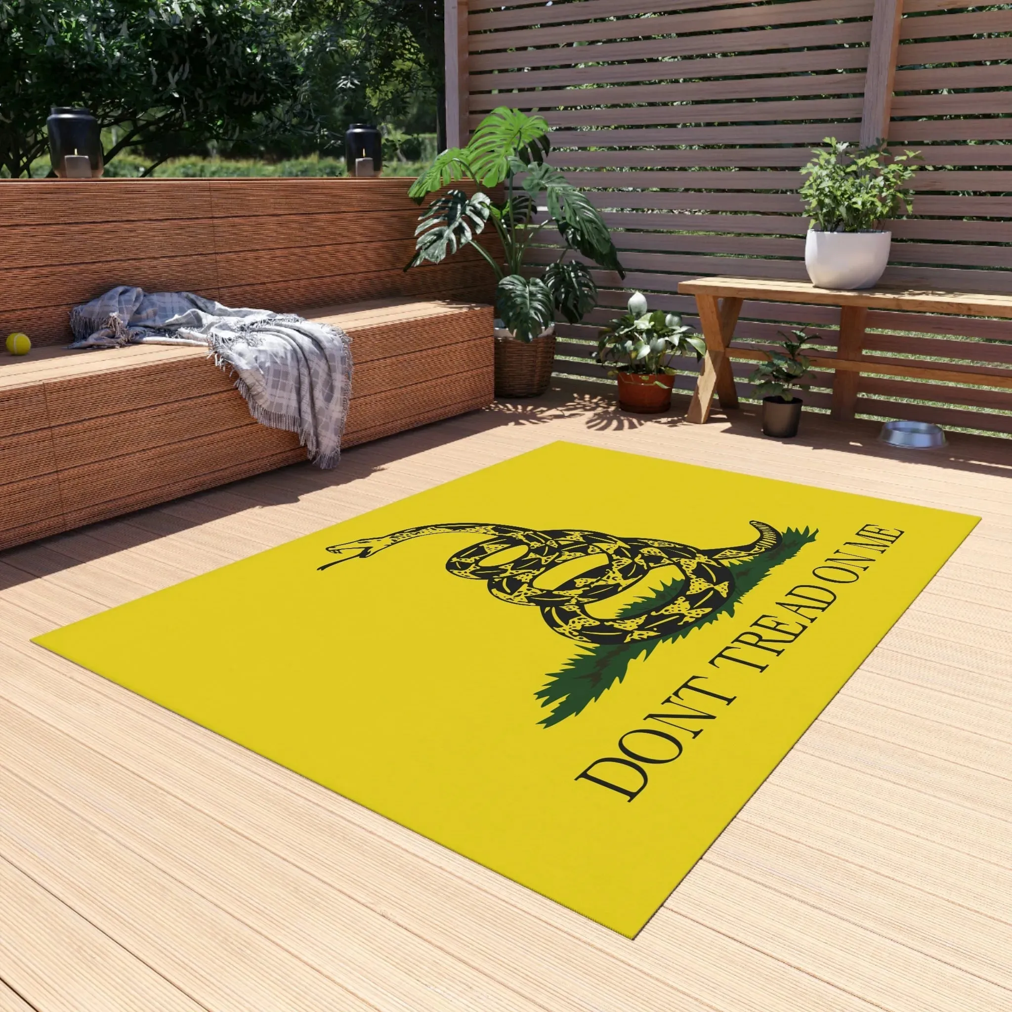 Don't Tread on Me Outdoor Mat