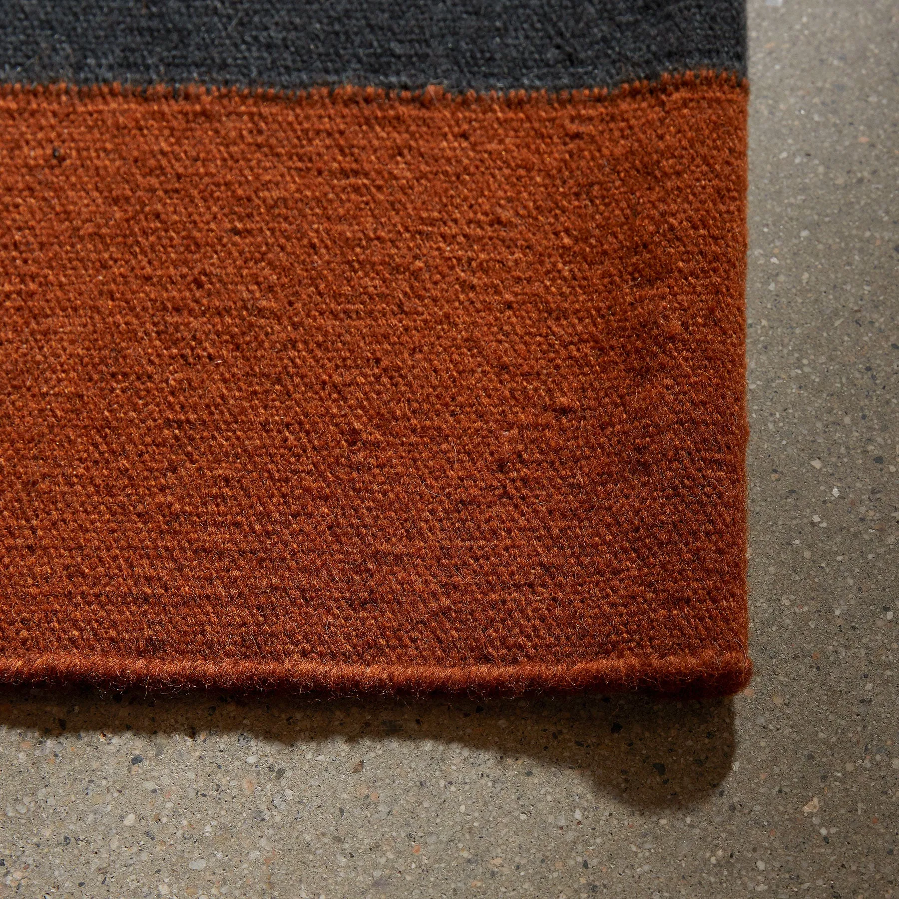 Double Stripe Entry Mat - Ochre/Black Marle/Flint