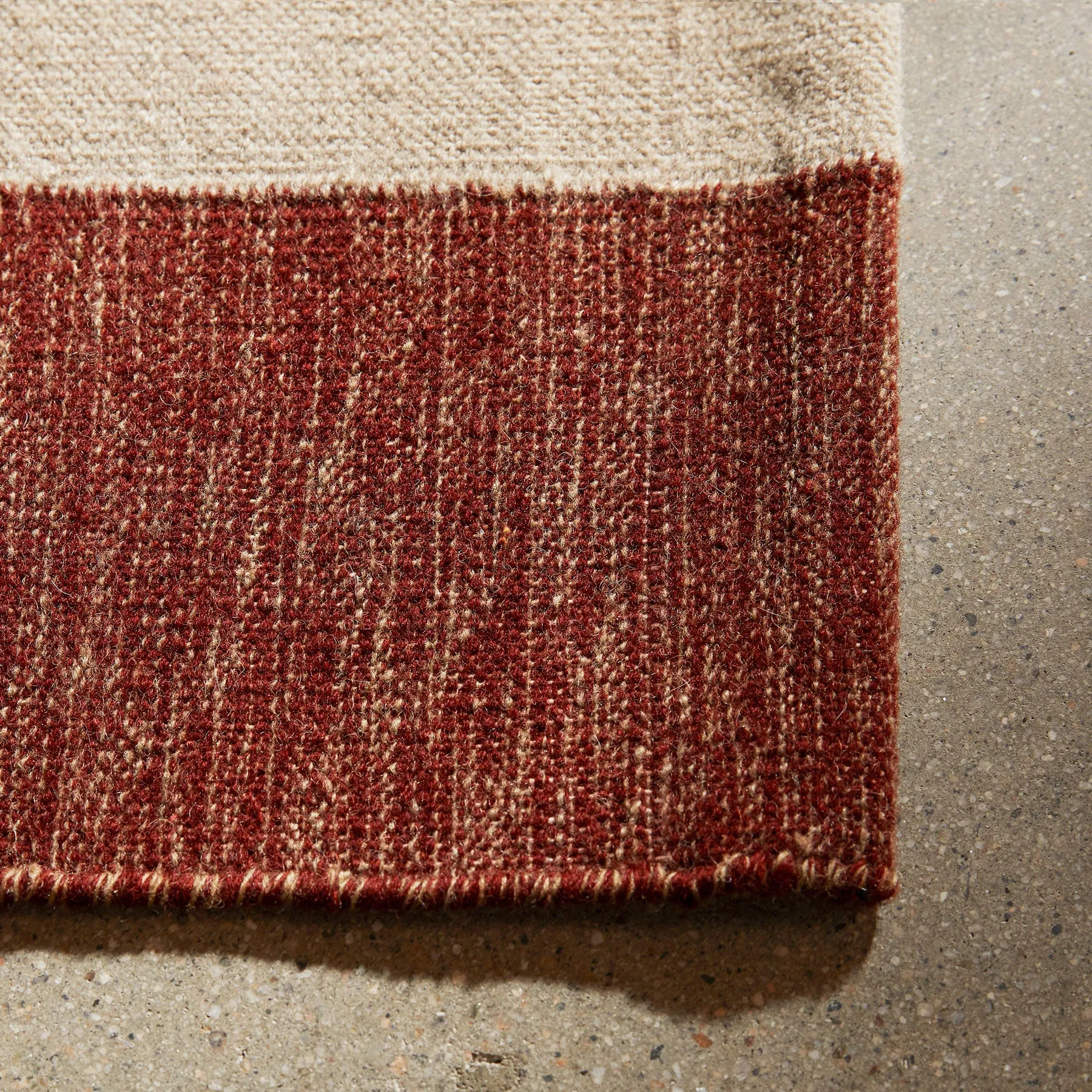 Double Stripe Entry Mat - Wine/Flint/Oyster