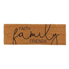 Faith Family Friends Doormat