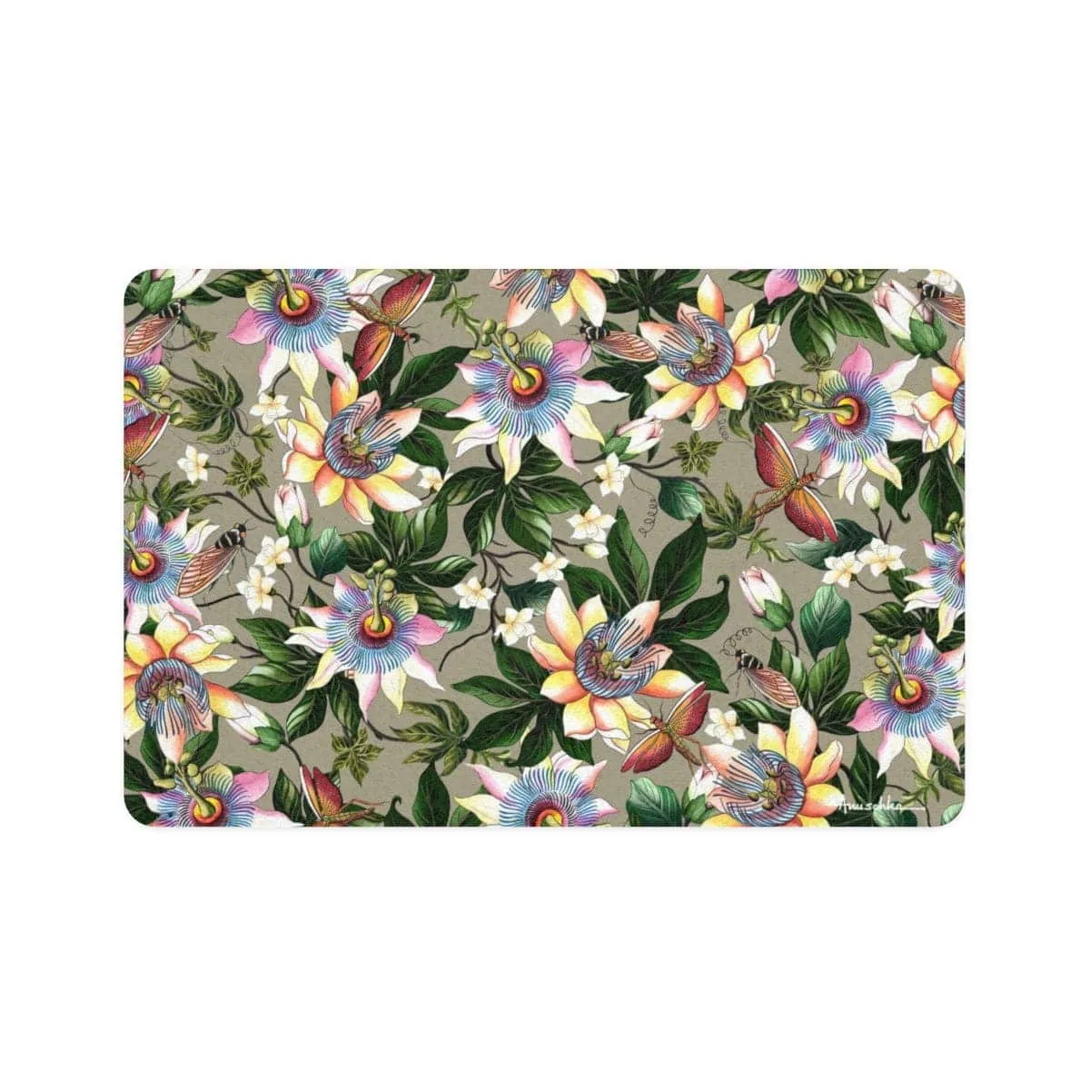 Floral Passion Pet Food Mat