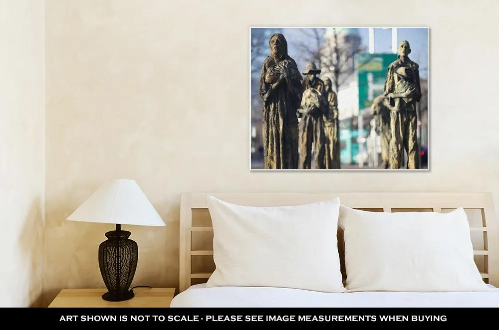 Gallery Wrapped Canvas, Dublin Famine Memorial