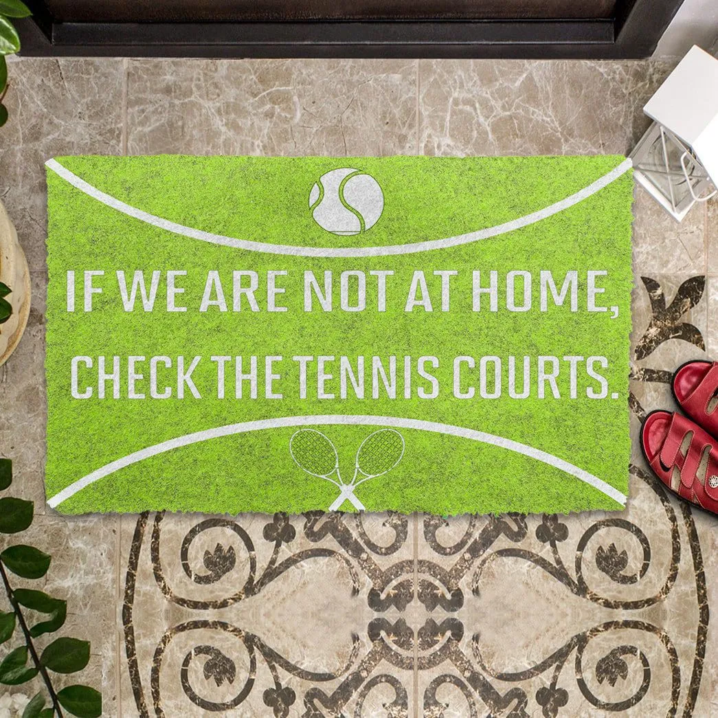 Gearhuman 3D Check The Tennis Courts Doormat