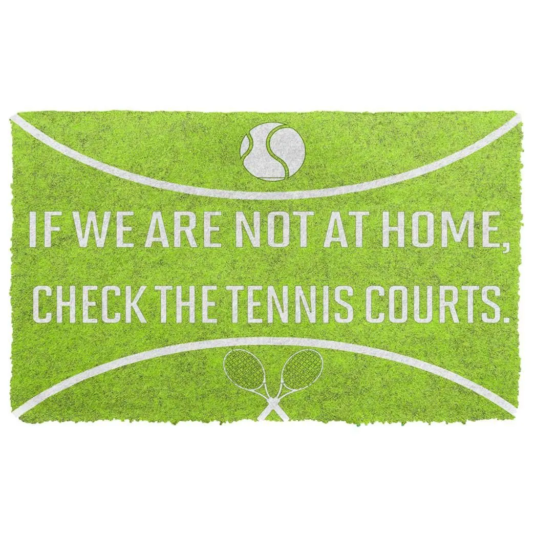 Gearhuman 3D Check The Tennis Courts Doormat