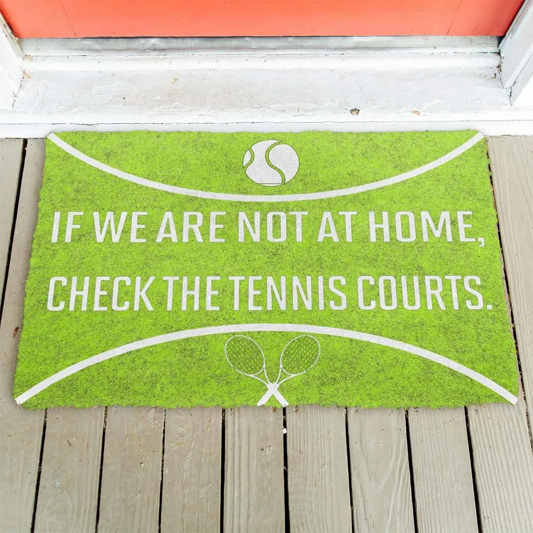 Gearhuman 3D Check The Tennis Courts Doormat