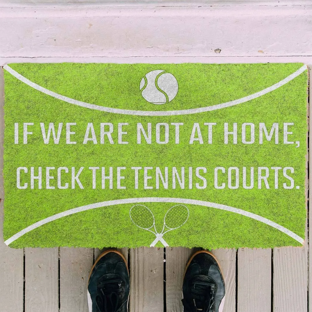 Gearhuman 3D Check The Tennis Courts Doormat