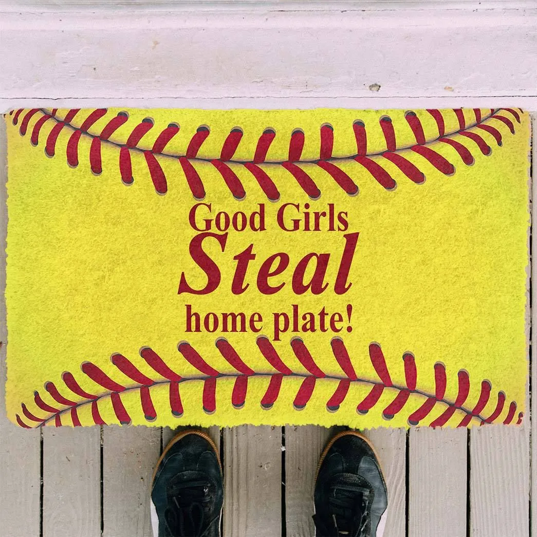 gearhuman 3D Good Girls Steal Home Plate Doormat