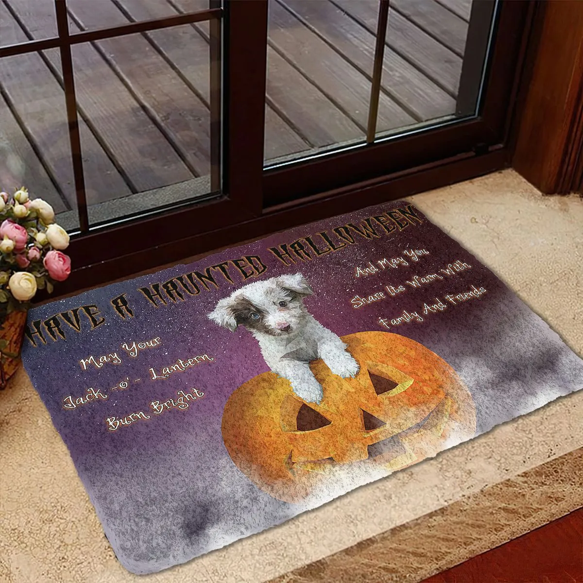 Gearhuman 3D Have A Haunted Halloween Dog Doormat