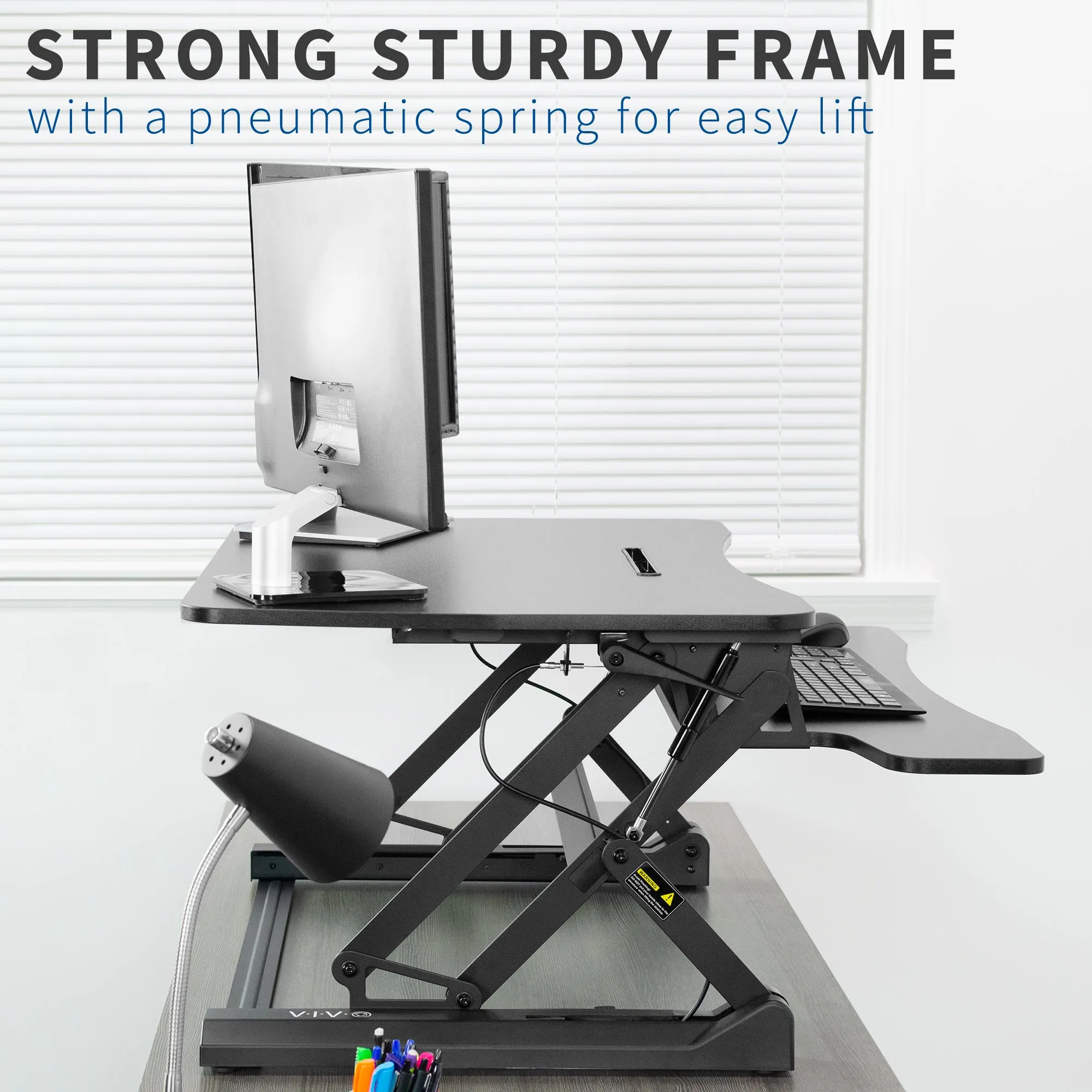 Height Adjustable Desk Converter ("36)