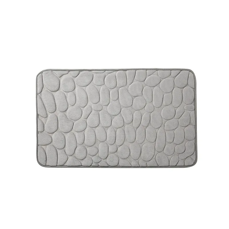 Home Decorative Pebble Embossed Non-Slip Mat, HG0027