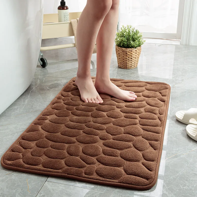 Home Decorative Pebble Embossed Non-Slip Mat, HG0027